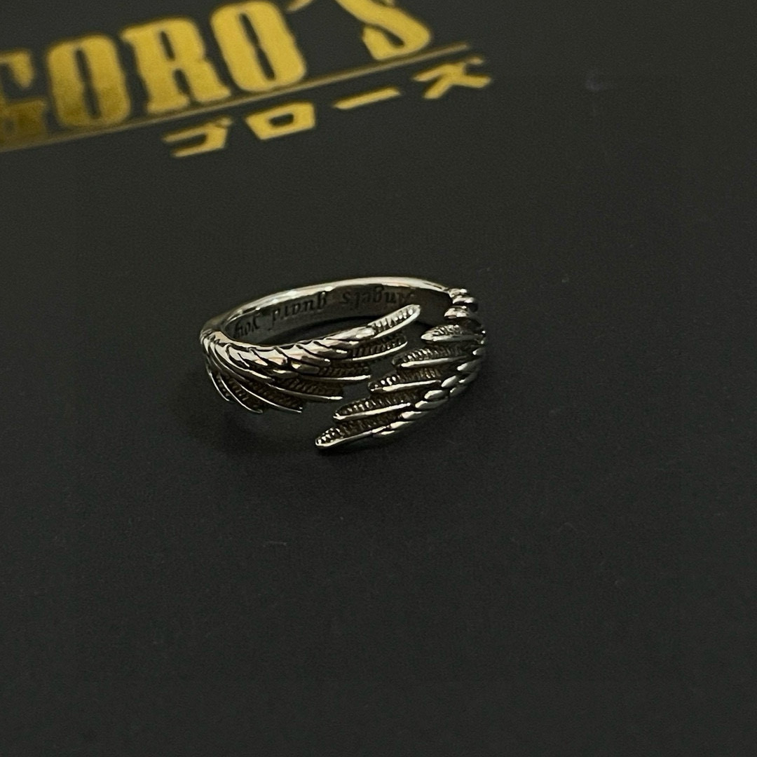 NO:378193,Comment [New Products on Shelves] Goro Takahashi Goro Wing Ring, Top Version, Accepted Exclusive Shot, Focus on the High-end Market, Absolutely Different from the Ordinary Version!  The details of the picture product are consistent with ZP!  Original production process, precision quality, purely handmade, authentic model opening, fashion essential, both men and women can wear, same couple style, rock punk silver style, retro elements, trendy and versatile, same style on the official website, fine jewelry, ring19860909批【新品上架】Goro’s高桥吾郎翅膀戒指,顶级版本 认准独家拍摄 主攻高端市场 绝对区别普通版本！图片产品细节与ZP一致！原版制作工艺 精工品质 纯手工打造 ～正品开模潮流时尚必备 男女均可佩戴 情侣款同款 摇滚朋克泰银风格 复古元素 潮流百搭 官网同款,饰品精品,ring,Jewelry