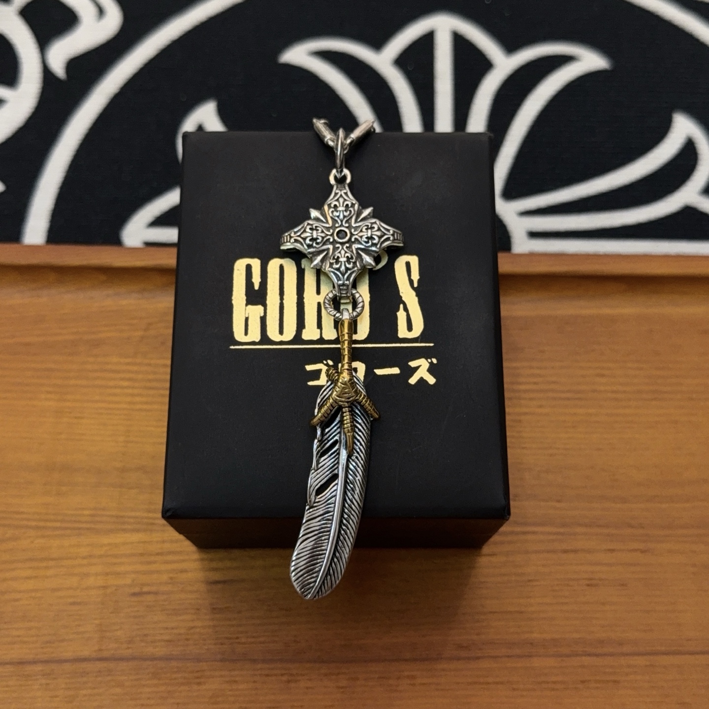 【新品上架】Goro’s高桥吾郎鹰爪羽毛吊坠，高桥经典项链，顶级版本，认准独家拍摄，主攻高端市场 ，快手