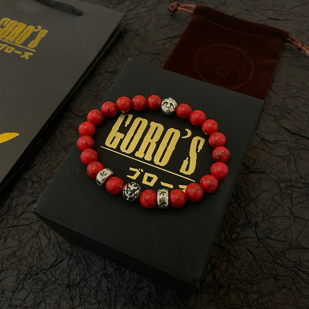 【新品上架】Goro’s高桥吾郎红松石手串手链，顶级版本 认准独家拍摄 主攻高端市场 绝对区别普通版本！
