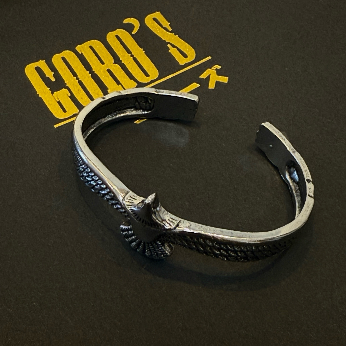 【新品上架】Goro’s高桥吾郎老鹰开口手镯，顶级版本 认准独家拍摄 主攻高端市场 绝对区别普通版本！图