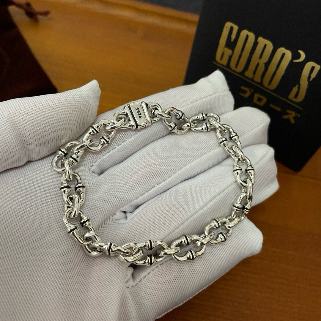 NO:382021,[New Products are on the Shelves] Goro’s Takahashi Goro bracelet, top version, accurate exclusive shooting, focusing on the high-end market, absolutely different from the ordinary version!  The details of the picture product are consistent with ZP!  Original production process, precision quality, purely handmade, authentic model opening, fashion essentials, both men and women can wear, same couple style, rock punk silver style, retro elements, trendy and versatile, same style on the official website, fine jewelry, bracelet19860909【新品上架】Goro’s高桥吾郎手链,顶级版本 认准独家拍摄 主攻高端市场 绝对区别普通版本！图片产品细节与ZP一致！原版制作工艺 精工品质 纯手工打造 ～正品开模潮流时尚必备 男女均可佩戴 情侣款同款 摇滚朋克泰银风格 复古元素 潮流百搭 官网同款,饰品精品,bracelet,Jewelry