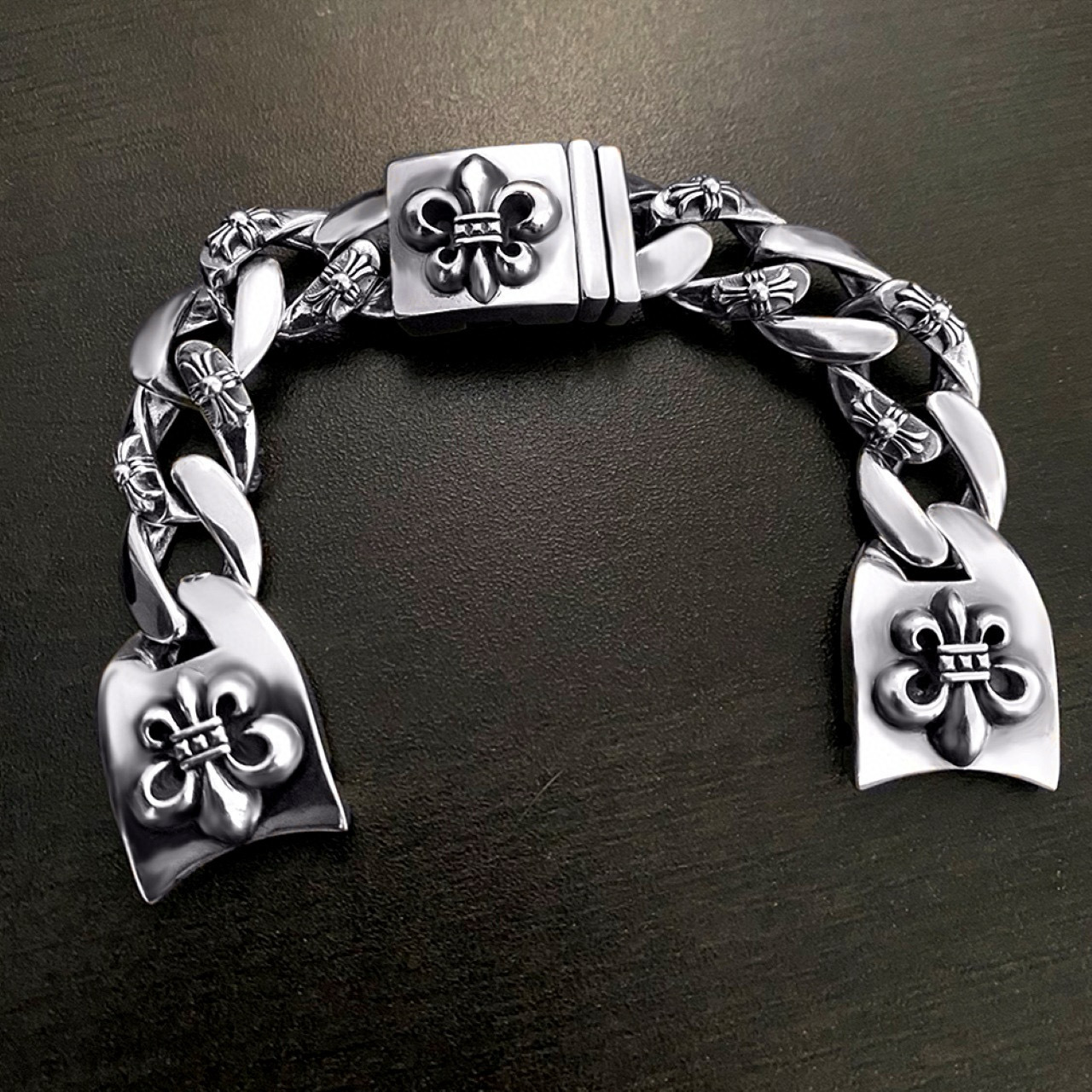 NO:385370,Crosin anchor strap, jewelry boutique, chrome hearts19860909克罗心船锚表带,饰品精品,chrome hearts,Jewelry