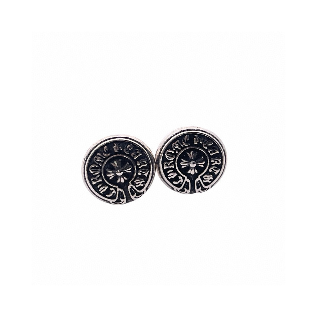 NO:386953,Croxin Horseshoe earrings, sterling silver material, retro style, good texture, excellent ear effect, fine jewelry, chrome hearts, pure silver19860909克罗心 马蹄耳钉 纯银材质 复古风格 质感很好 上耳效果极佳,饰品精品,chrome hearts,pure silver,Jewelry