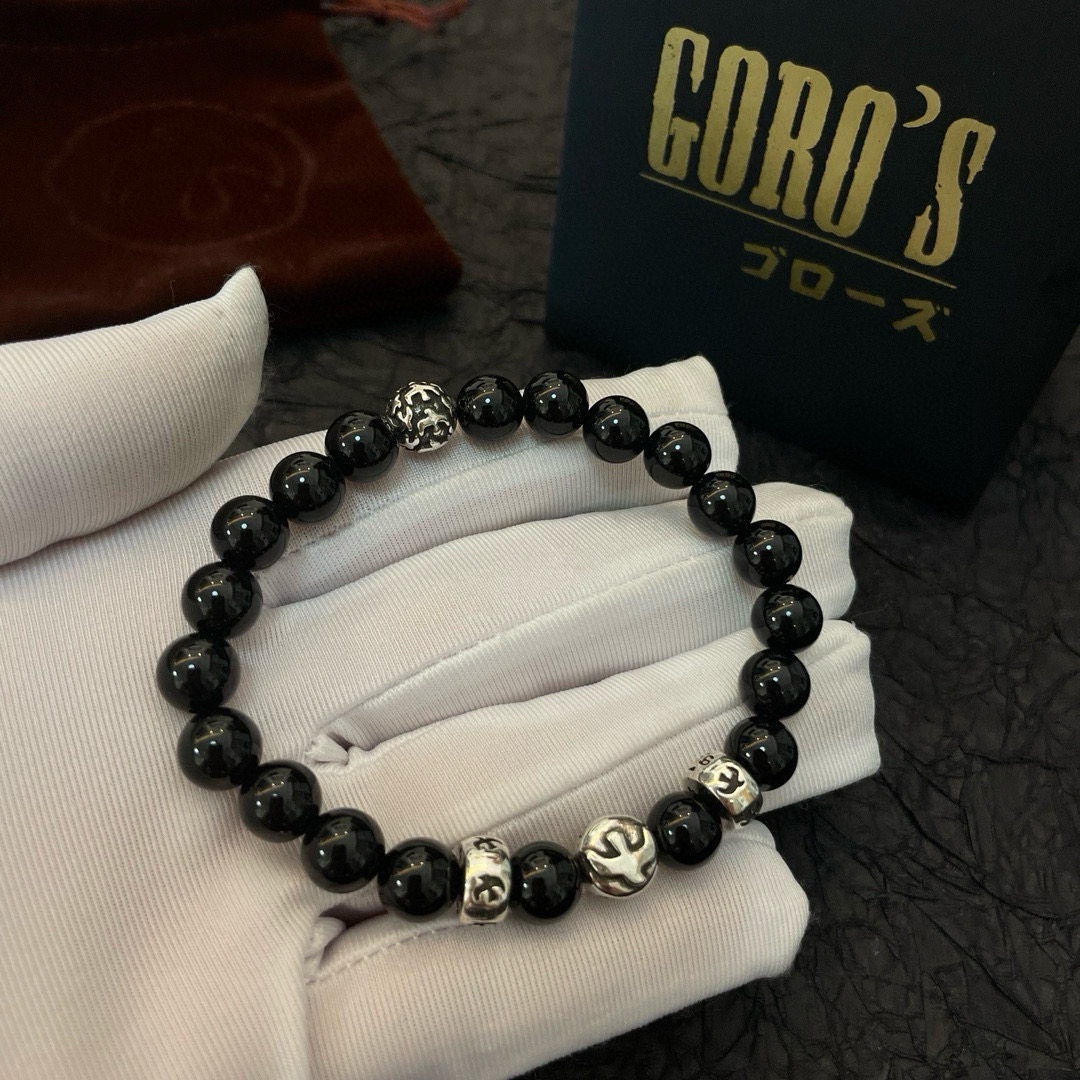 NO:543104,Batch [New Product Arrival] Goro’s Goro Takahashi Black Horse Asuka Bracelet, the top version. Be sure to take exclusive photos. Focus on the high-end market. It is absolutely different from the ordinary version!  The product details in the pictures are consistent with ZP!  Original production process, exquisite quality, purely handmade ~ Authentic open mold, fashionable must-have, can be worn by both men and women, same style for couples, rock punk Thai silver style, retro elements, trendy and versatile, same style as the official website, boutique jewelry, bracelet19860909批【新品上架】Goro’s高桥吾郎黑玛飞鸟手串手链,顶级版本 认准独家拍摄 主攻高端市场 绝对区别普通版本！图片产品细节与ZP一致！原版制作工艺 精工品质 纯手工打造 ～正品开模潮流时尚必备 男女均可佩戴 情侣款同款 摇滚朋克泰银风格 复古元素 潮流百搭 官网同款,饰品精品,bracelet,Jewelry