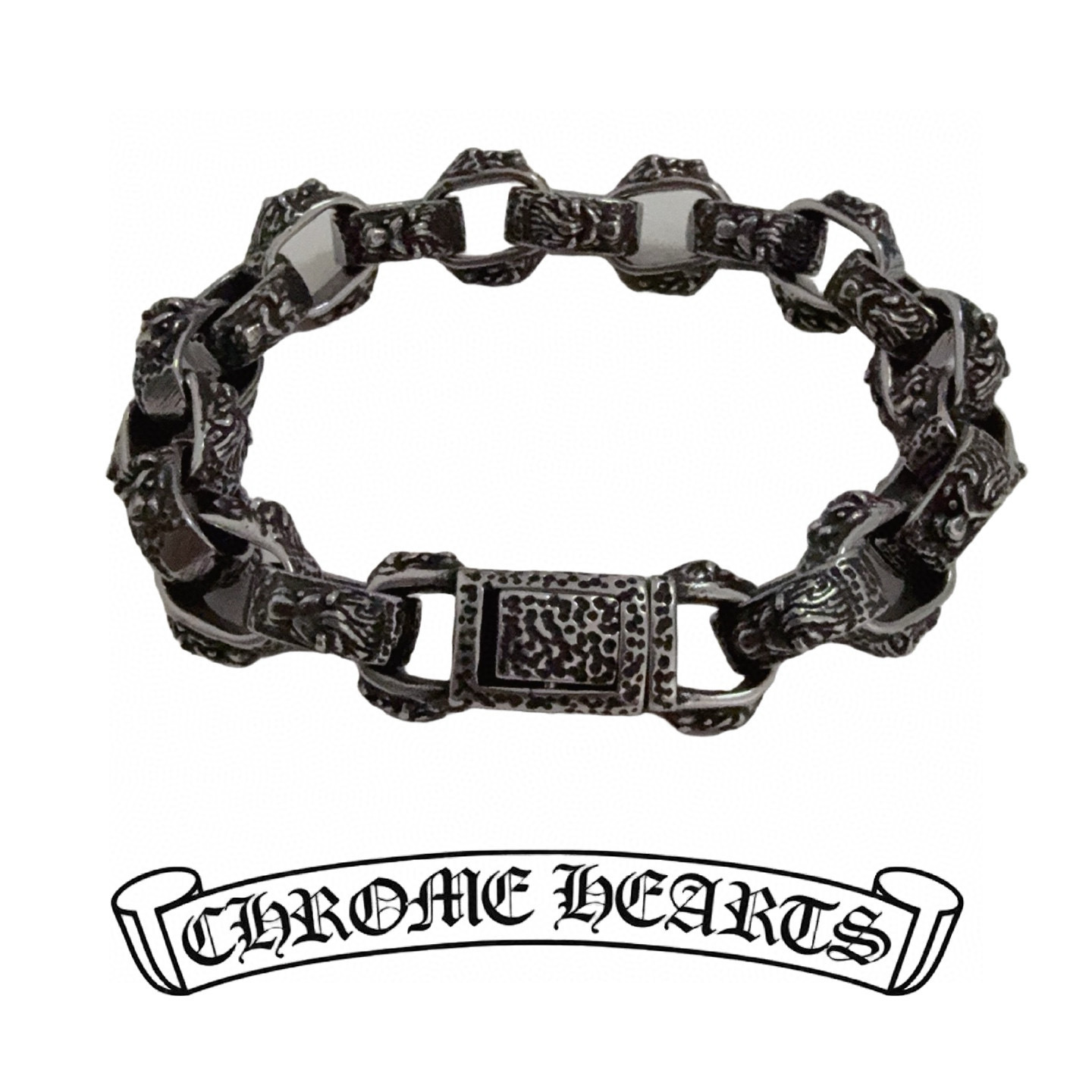 NO:556641,The new [counter quality] Chrome Hearts retro distressed interlocking bracelet, with different concave and convex shapes, the pattern design style is unique. The Cross Scout flower is the symbol of Chrome Hearts, so it is more durable. Genuine pattern-printed Chrome Hearts distinguishes the ordinary light version in the market. Match the version and benchmark quality. Look at the printing details. The degree of retro gray oxidation. Seiko version!  , jewelry boutique, chrome hearts, chrome hearts, bracelet19860909新款【专柜品质】Chrome Hearts克罗心复古做旧互扣手链,凹凸造型不同的花纹设计风格呈现出与众不同 十字架童军花是克罗心的标志 所以更经久不衰 正品打版Chrome Hearts克罗心 区别市场普通轻版 对版对标品质 看字印细节 复古做旧灰氧程度.精工版本！,饰品精品,chrome hearts,chrome hearts,bracelet,Jewelry