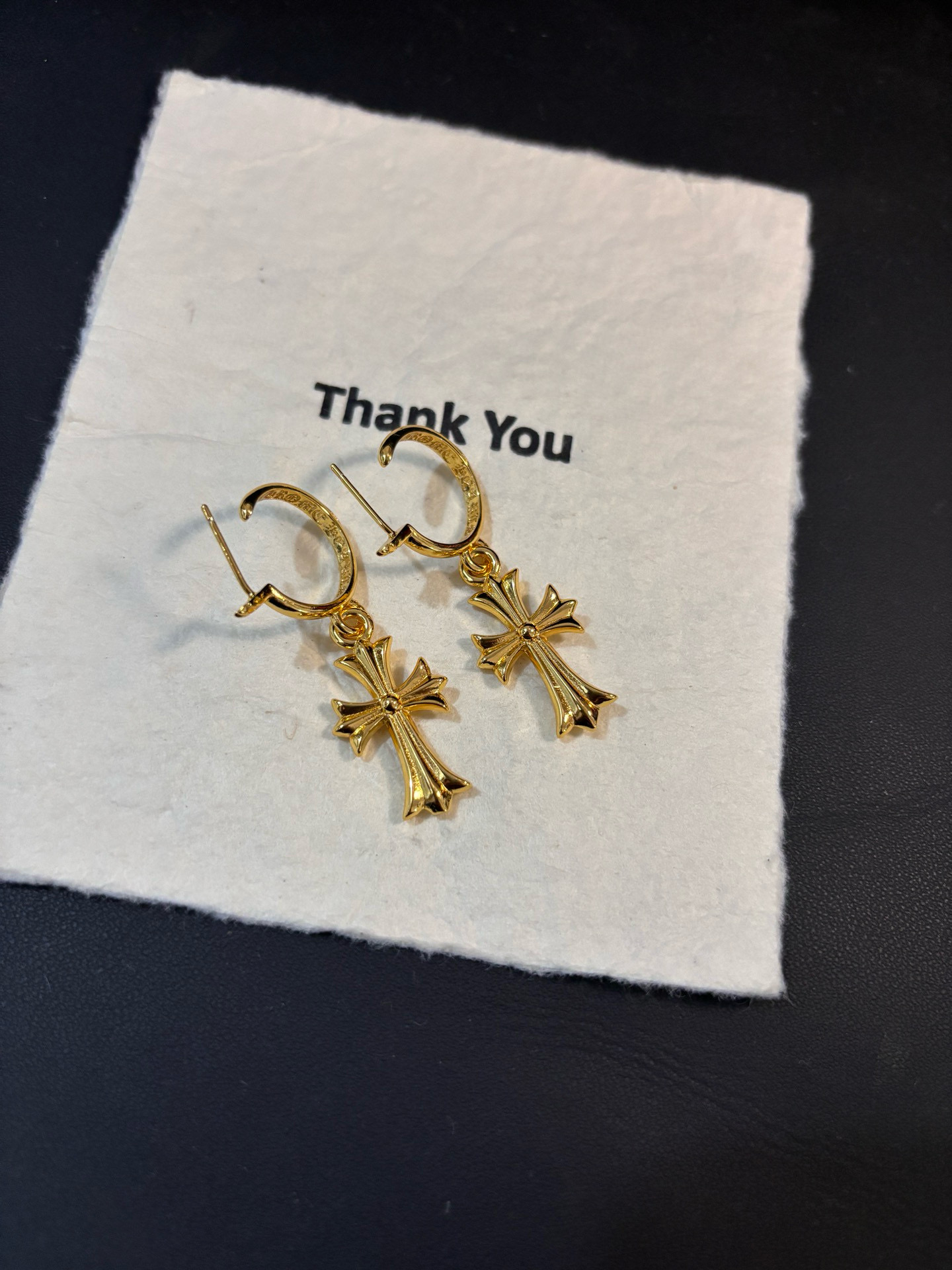 Chrome Hearts 克罗心𝐂𝐡𝐫𝐨𝐦𝐞 𝐡𝐞𝐚𝐫𝐭𝐬 大十字宝剑耳钉