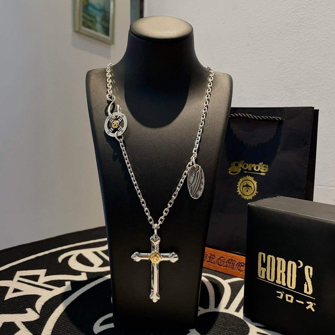 NO:641277,[New product on the shelves] Goro’s Goro Takahashi Cross Eagle Pendant, Takahashi’s classic necklace, top version, exclusive photo shoot, focusing on the high-end market, popular model on Kuaishou/ins/Xiaohongshu, absolutely different from the ordinary version!  The product details in the pictures are consistent with ZP!  Original production process, exquisite quality, purely handmade ~ Authentic mold opening, trendy and fashionable must-have, can be worn by both men and women, the same style for couples, rock punk Thai silver style, retro elements, trendy and versatile, the same style as the official website, boutique jewelry, necklace19860909【新品上架】Goro’s高桥吾郎十字架老鹰吊坠,高桥经典项链,顶级版本,认准独家拍摄,主攻高端市场 ,快手/ins/小红书热门款,绝对区别普通版本！图片产品细节与ZP一致！原版制作工艺 精工品质 纯手工打造 ～正品开模潮流时尚必备 男女均可佩戴 情侣款同款 摇滚朋克泰银风格 复古元素 潮流百搭 官网同款,饰品精品,necklace,Jewelry