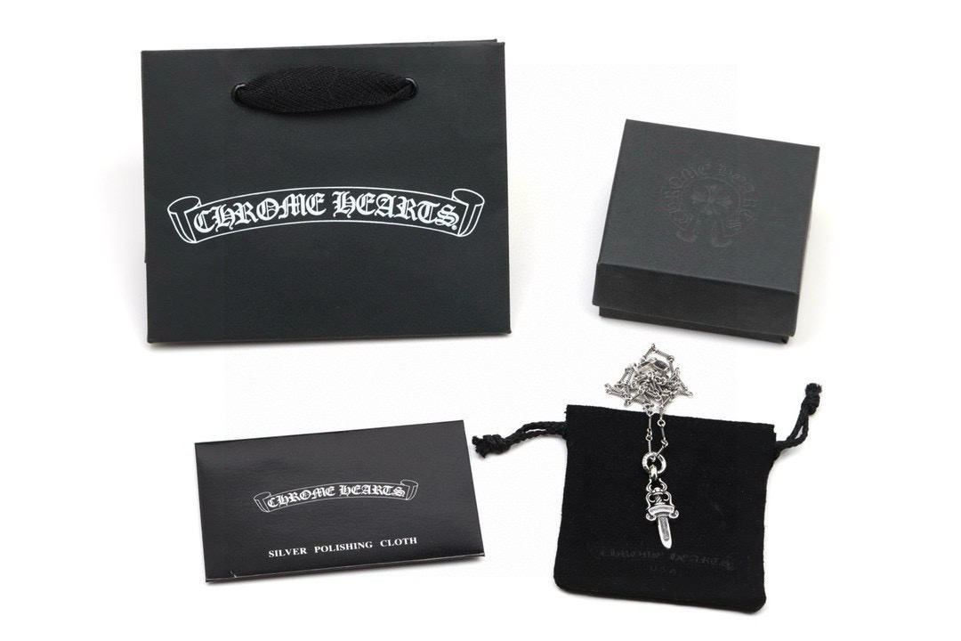 PChrome Hearts ❤️  克罗心宝剑吊坠 竹节链 进口制作工艺 精工 纯手工打造 ～正品开模