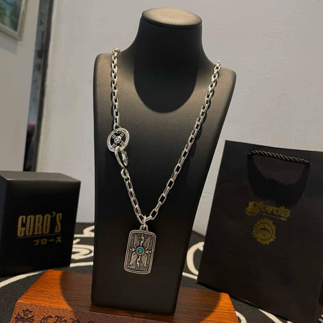 Goro's 批 【新品上架】Goro’s高桥吾郎老鹰十字架吊坠 高桥 项链 认准独家拍摄 主攻高端市场