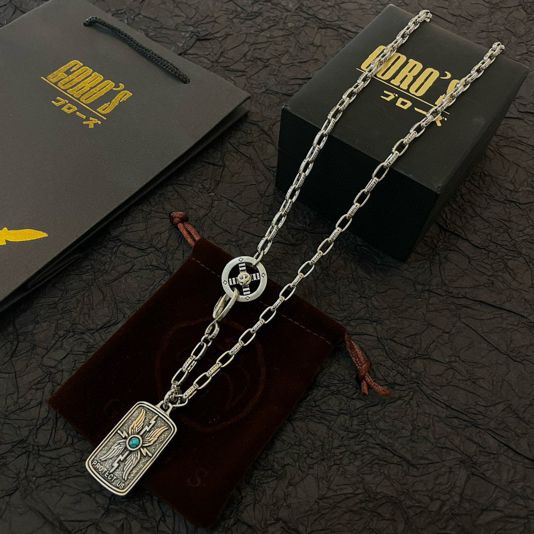 Goro's 批 【新品上架】Goro’s高桥吾郎老鹰十字架吊坠 高桥 项链 认准独家拍摄 主攻高端市场