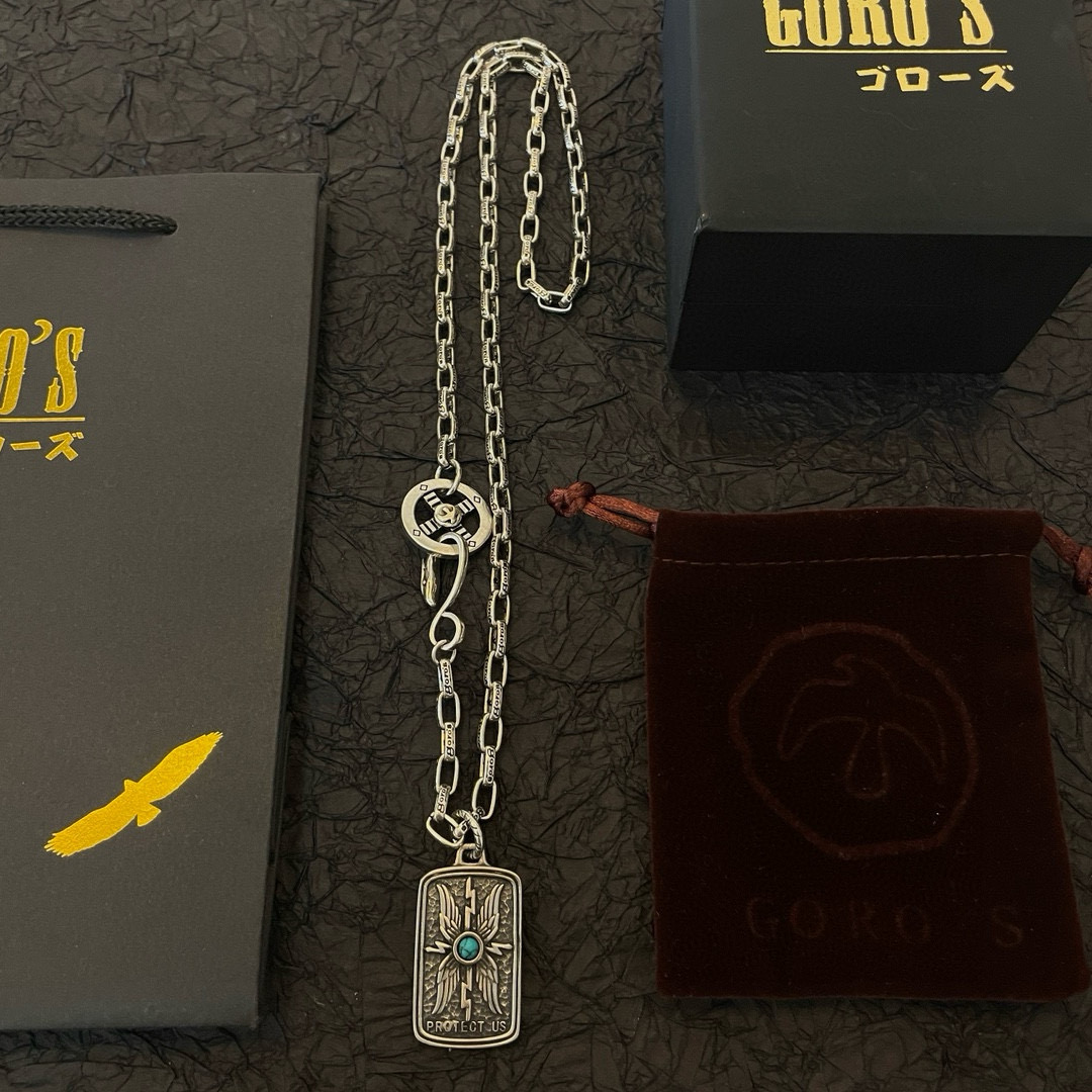 Goro's 批 【新品上架】Goro’s高桥吾郎老鹰十字架吊坠 高桥 项链 认准独家拍摄 主攻高端市场