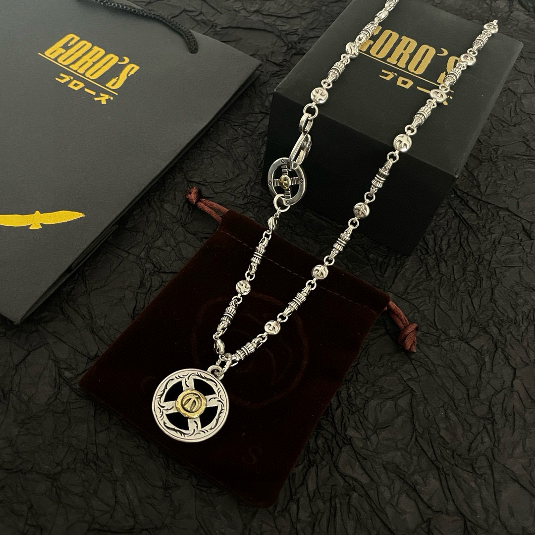 Goro's 新品上架Goro’s高桥吾郎金鹰圆牌吊坠