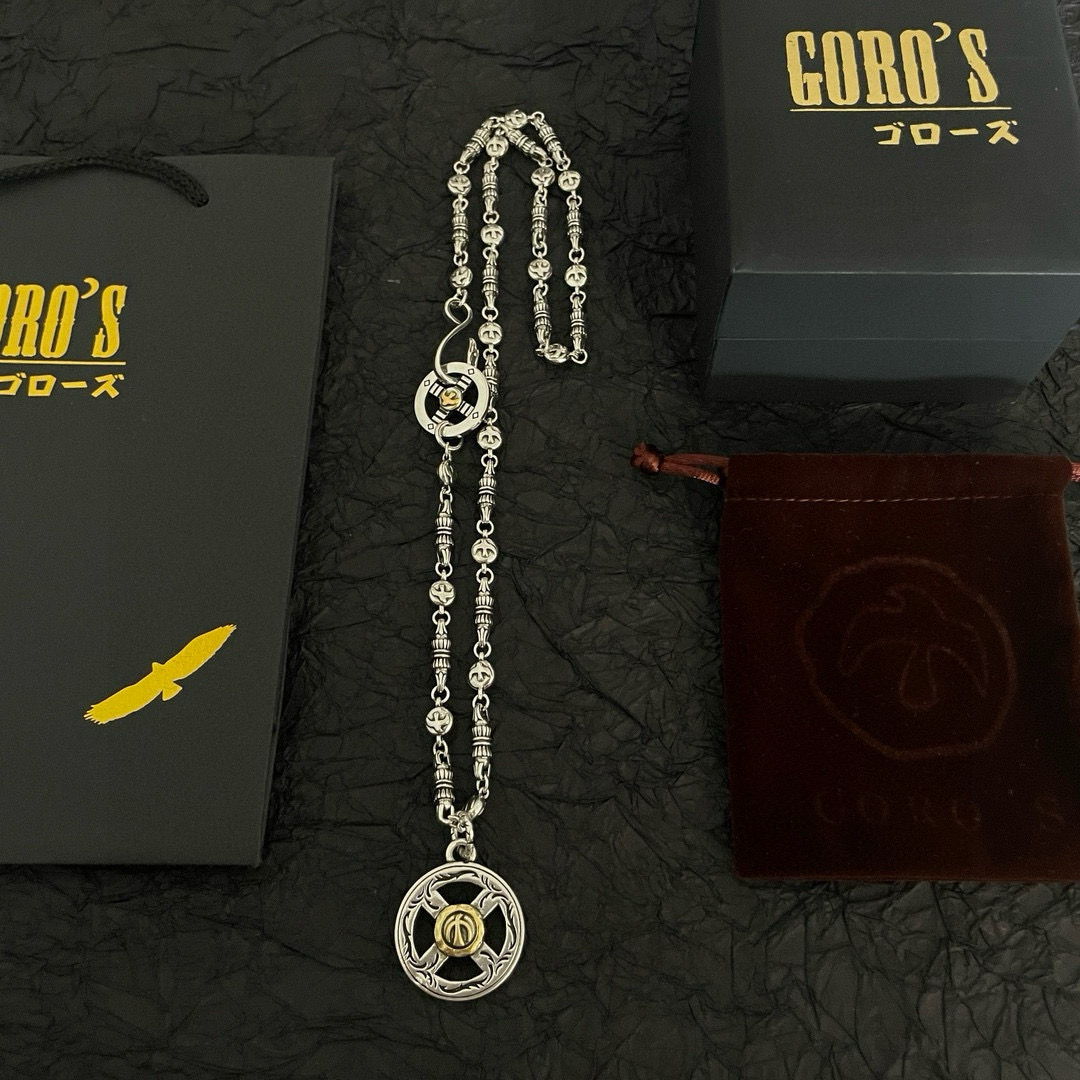 Goro's 新品上架Goro’s高桥吾郎金鹰圆牌吊坠
