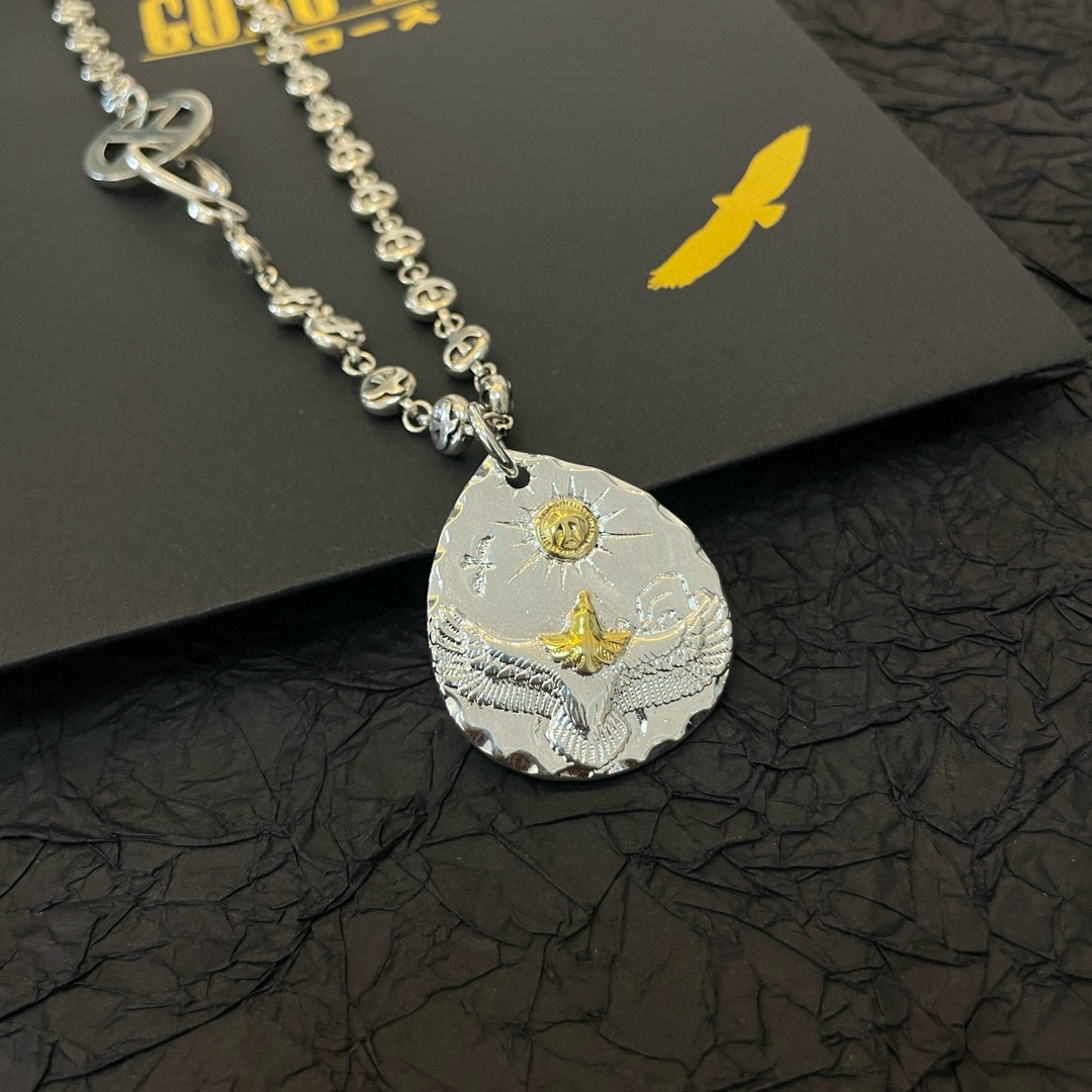 Goro's 新品上架Goro’s高桥吾郎银牌老鹰吊坠 高桥 飞鸟字母项链 认准独家拍摄 主攻高端市场