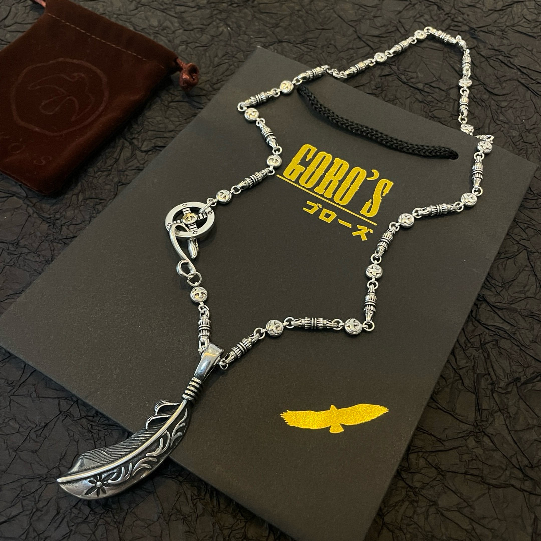 Goro's 新品上架Goro’s高桥吾郎松羽毛吊坠