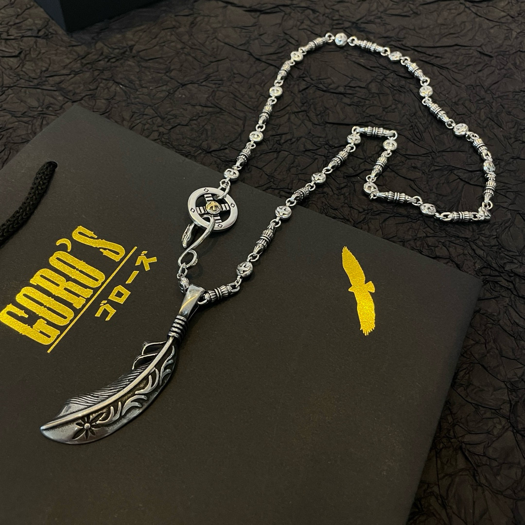 Goro's 新品上架Goro’s高桥吾郎松羽毛吊坠