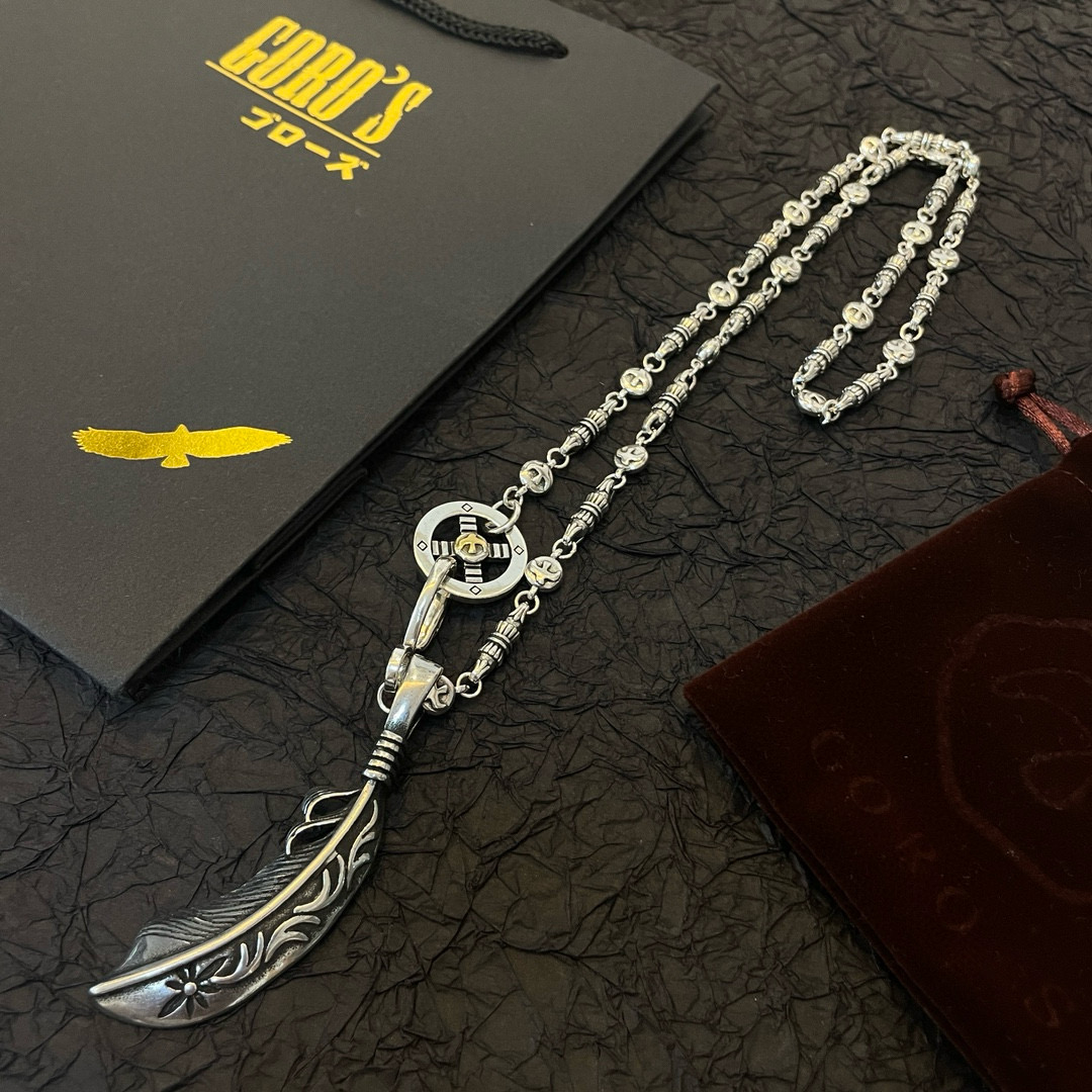Goro's 新品上架Goro’s高桥吾郎松羽毛吊坠