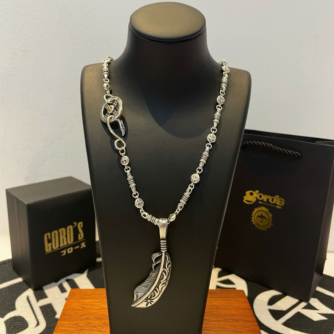 Goro's 新品上架Goro’s高桥吾郎松羽毛吊坠