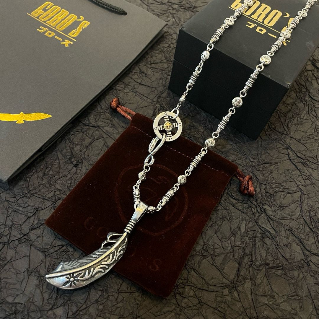 Goro's 新品上架Goro’s高桥吾郎松羽毛吊坠