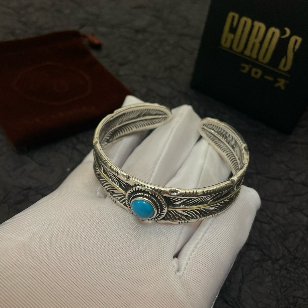 Goro's 新品上架Goro’s高桥吾郎羽毛松石手镯