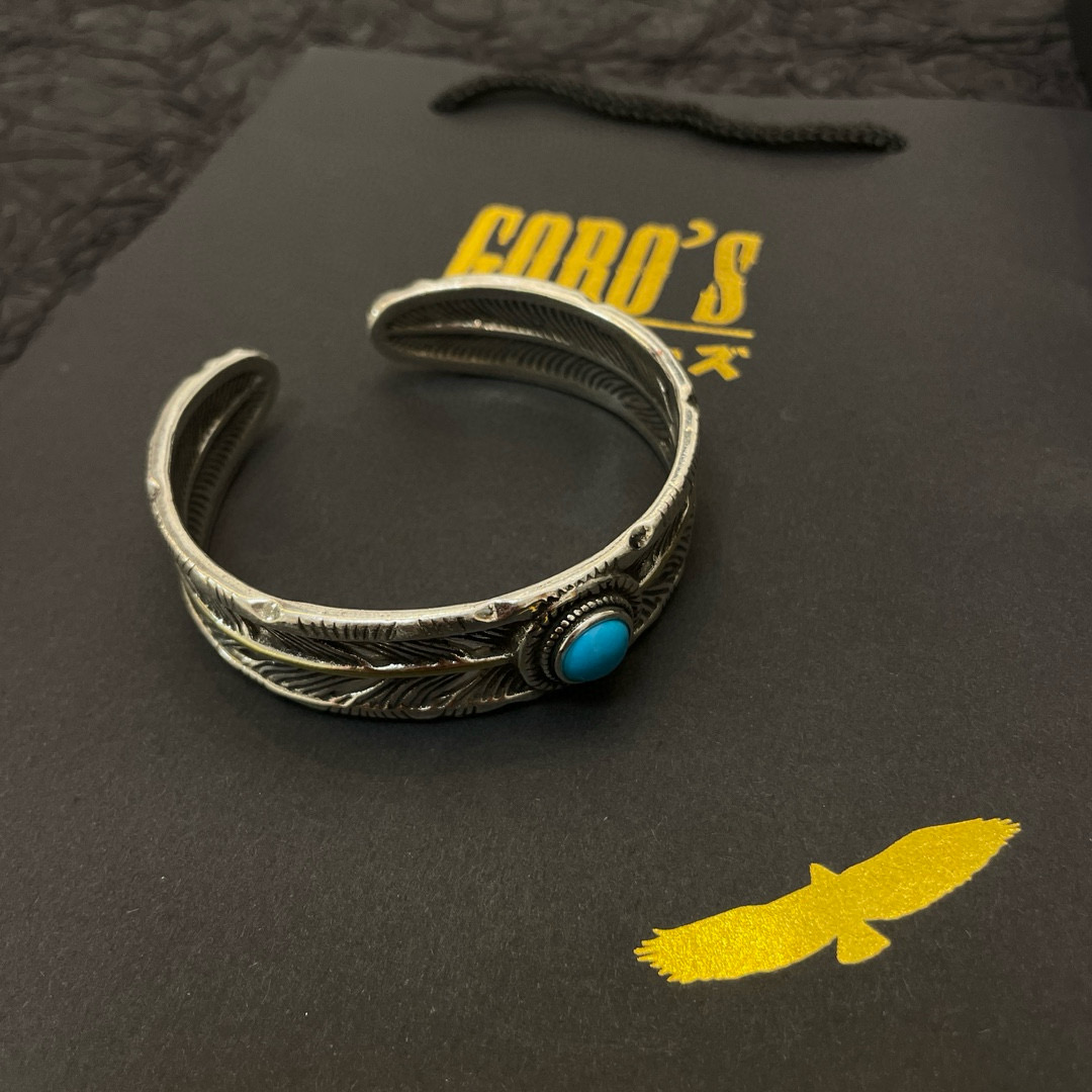 Goro's 新品上架Goro’s高桥吾郎羽毛松石手镯
