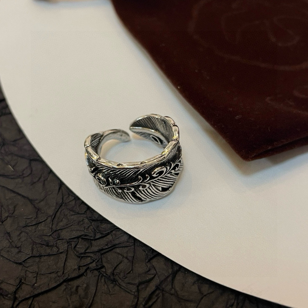 Goro's 新品上架Goro’s高桥吾郎羽毛开口戒指