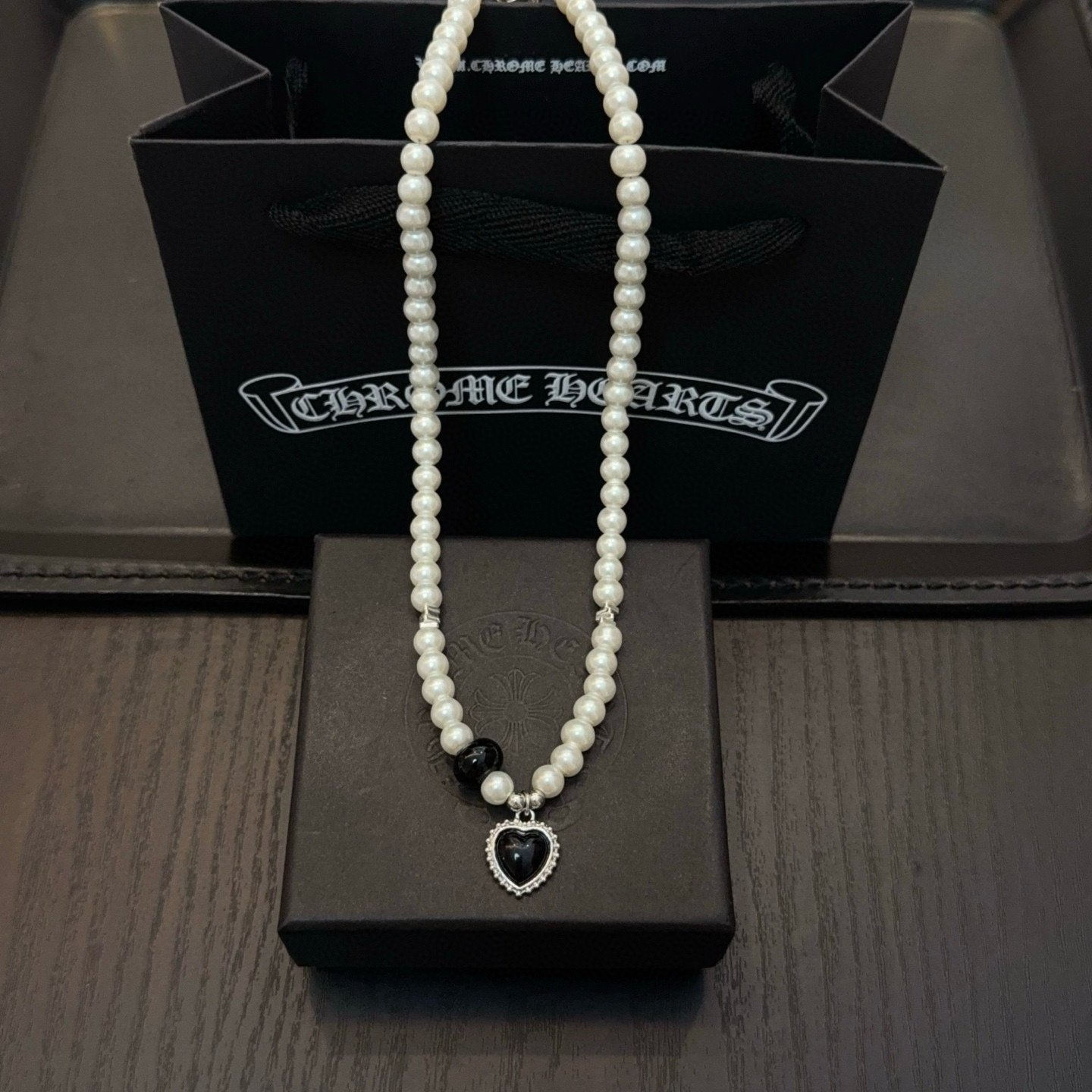 115 Chrome hearts 克罗心珍珠项链 4