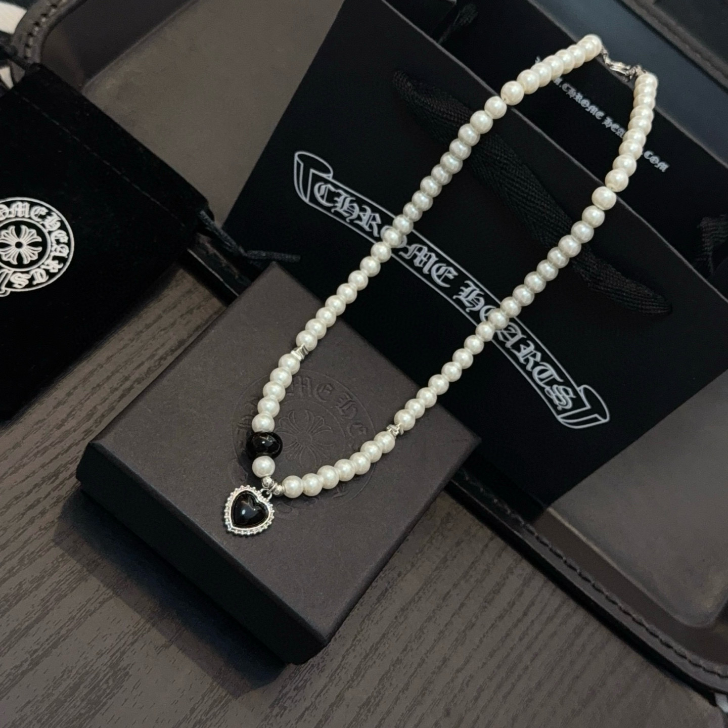 115 Chrome hearts 克罗心珍珠项链 5