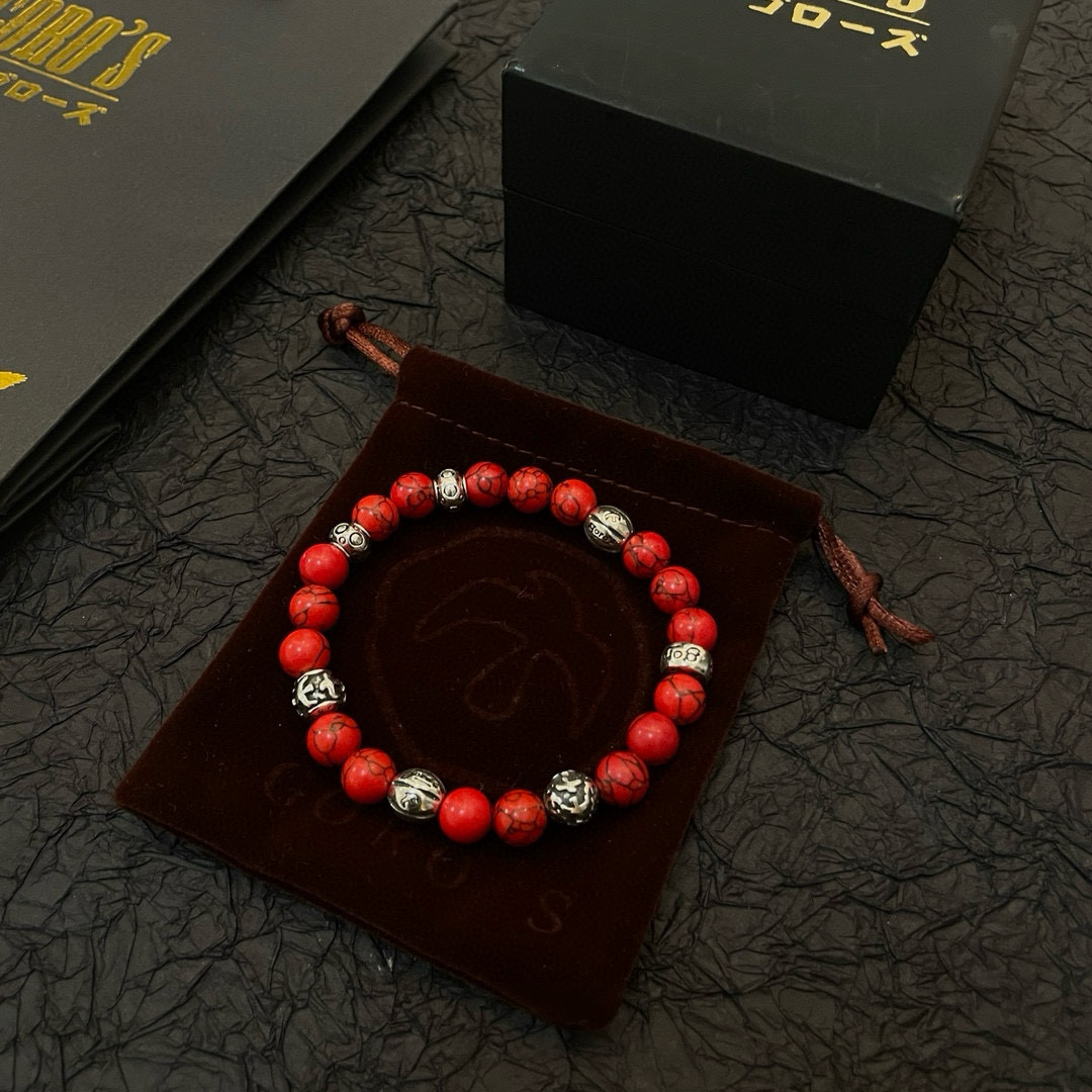 NO:724600,Batch [new product on the shelves] Goro’s Goro Takahashi bracelet, top version. Be sure to take exclusive photos. Focus on the high-end market. It is absolutely different from the ordinary version!  The product details in the pictures are consistent with ZP!  Original production process, exquisite quality, purely handmade ~ Authentic open mold, fashionable must-have, can be worn by both men and women, same style for couples, rock punk Thai silver style, retro elements, trendy and versatile, same style as the official website, boutique jewelry, bracelet19860909批【新品上架】Goro’s高桥吾郎手串手链,顶级版本 认准独家拍摄 主攻高端市场 绝对区别普通版本！图片产品细节与ZP一致！原版制作工艺 精工品质 纯手工打造 ～正品开模潮流时尚必备 男女均可佩戴 情侣款同款 摇滚朋克泰银风格 复古元素 潮流百搭 官网同款,饰品精品,bracelet,Jewelry