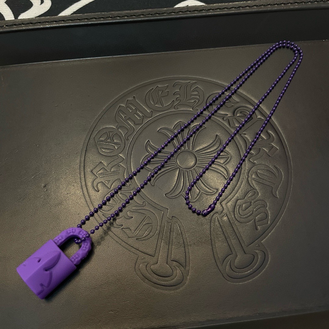 批新款Chrome Hearts 克罗心十字架锁头树脂圆珠项链，精致专柜工艺，品质保证，男女同款，多种风