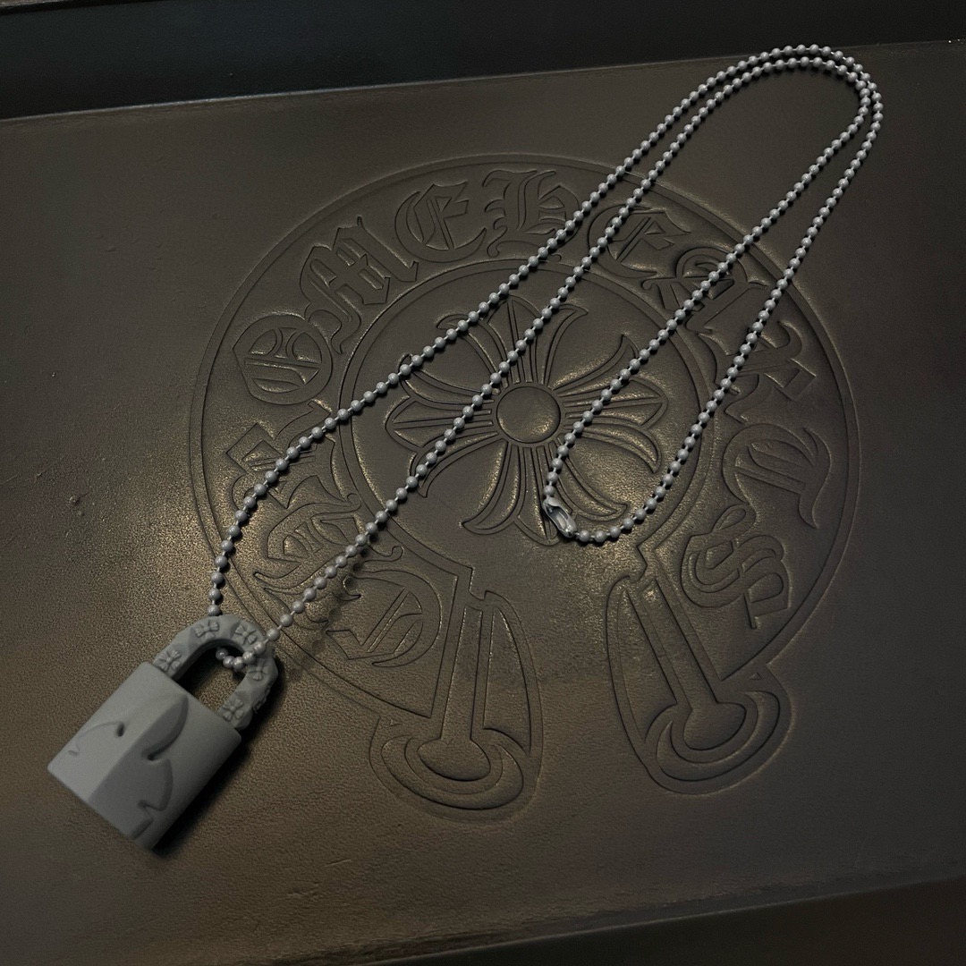 批新款Chrome Hearts 克罗心十字架锁头树脂圆珠项链，精致专柜工艺，品质保证，男女同款，多种风
