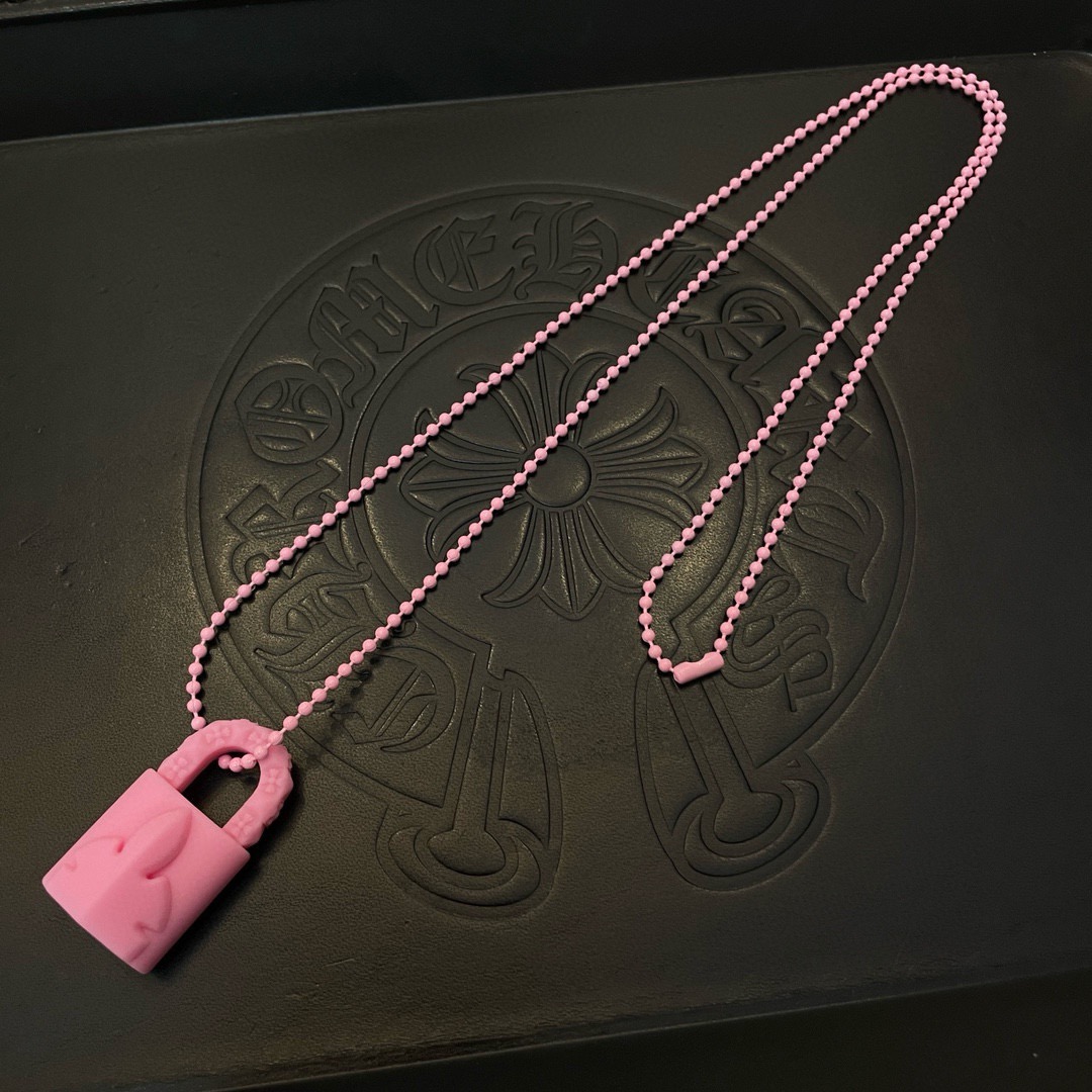 批新款Chrome Hearts 克罗心十字架锁头树脂圆珠项链，精致专柜工艺，品质保证，男女同款，多种风
