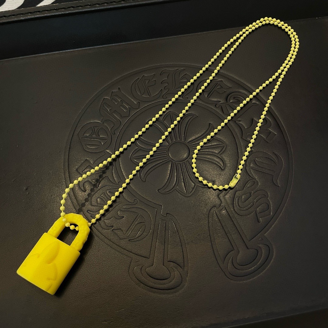 批新款Chrome Hearts 克罗心十字架锁头树脂圆珠项链，精致专柜工艺，品质保证，男女同款，多种风