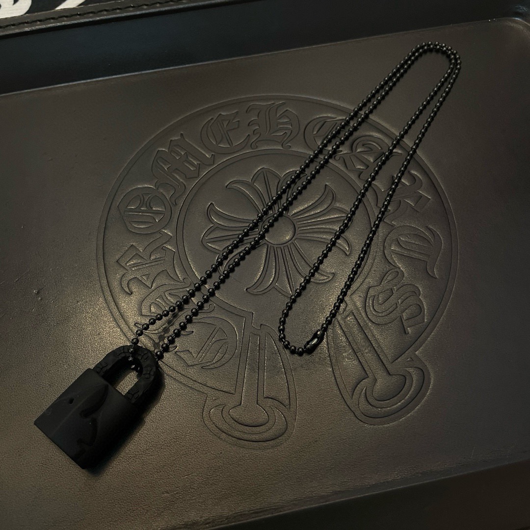 批新款Chrome Hearts 克罗心十字架锁头树脂圆珠项链，精致专柜工艺，品质保证，男女同款，多种风