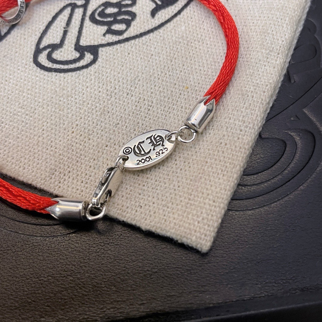 批 新款【专柜品质】Chrome Hearts克罗心 经典复古五星花手绳手链 ，快手/ins/小红书热门