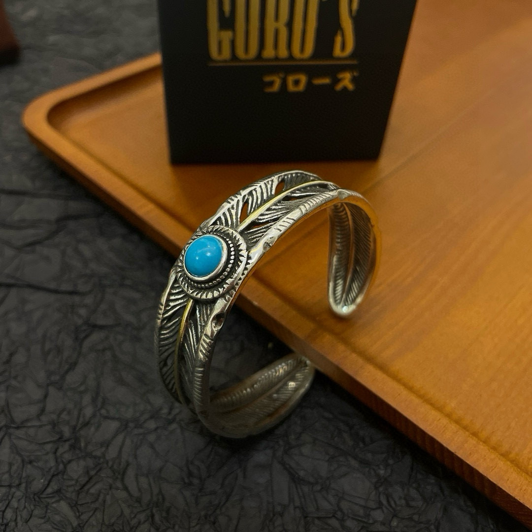 Goro's 新品上架Goro’s高桥吾郎羽毛松石手镯