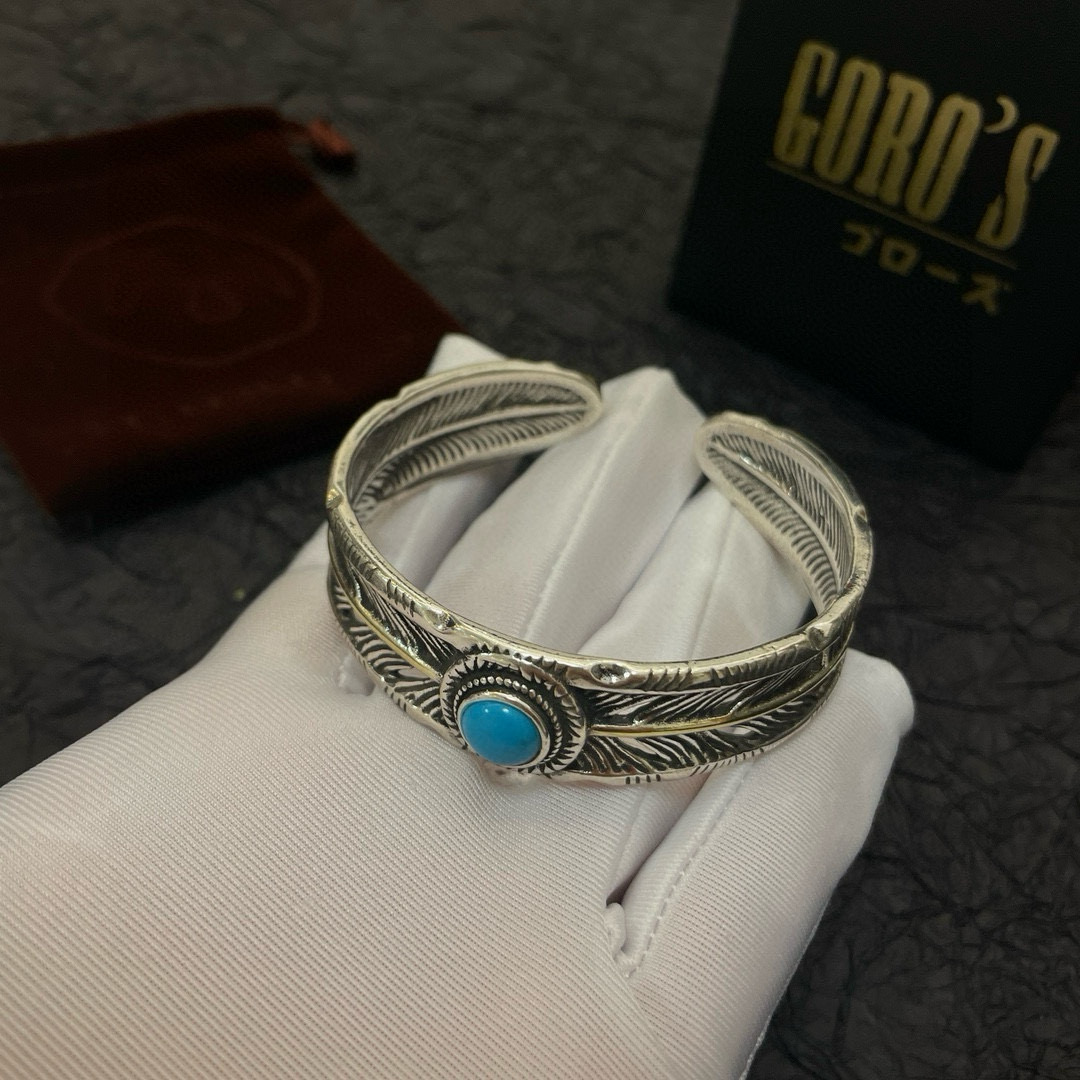 Goro's 新品上架Goro’s高桥吾郎羽毛松石手镯