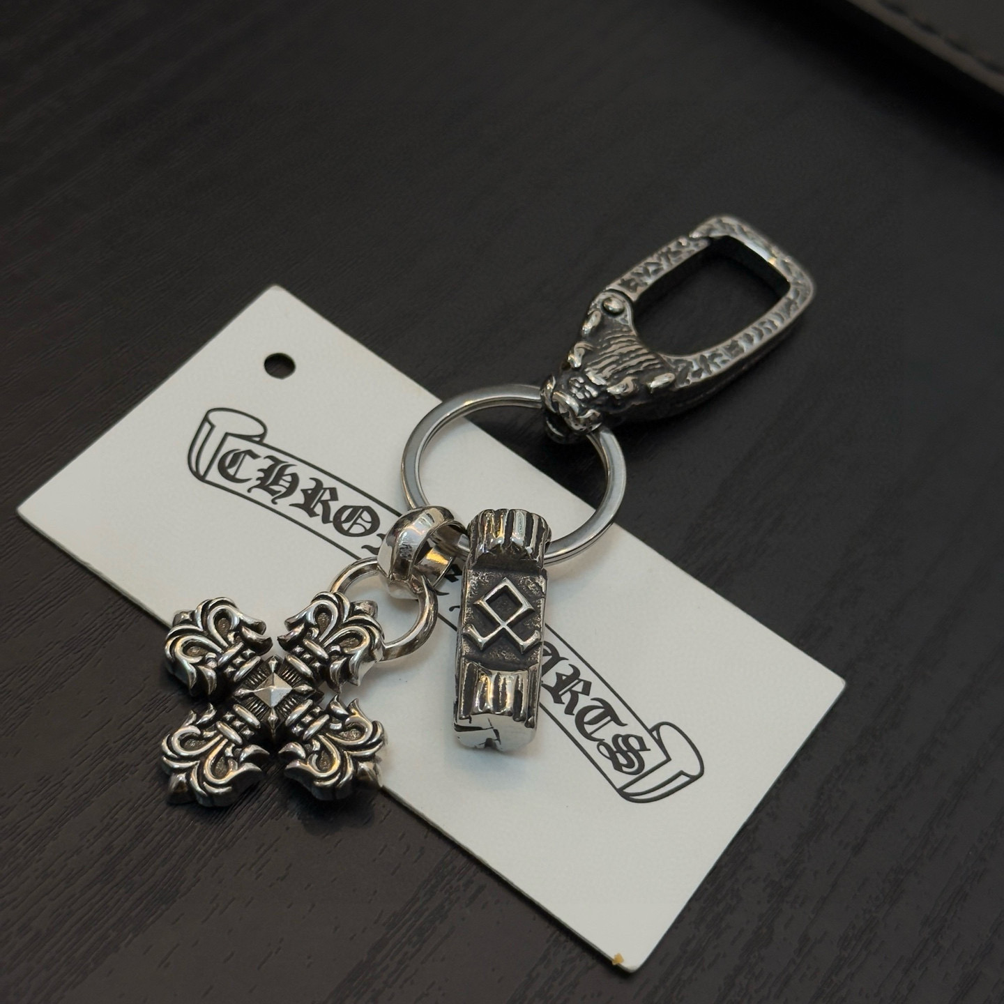 Chrome Hearts ❤️ 克罗心十字架钥匙扣 大龙虾扣 雕刻工艺 精工品质 纯手工打造 ～正品开