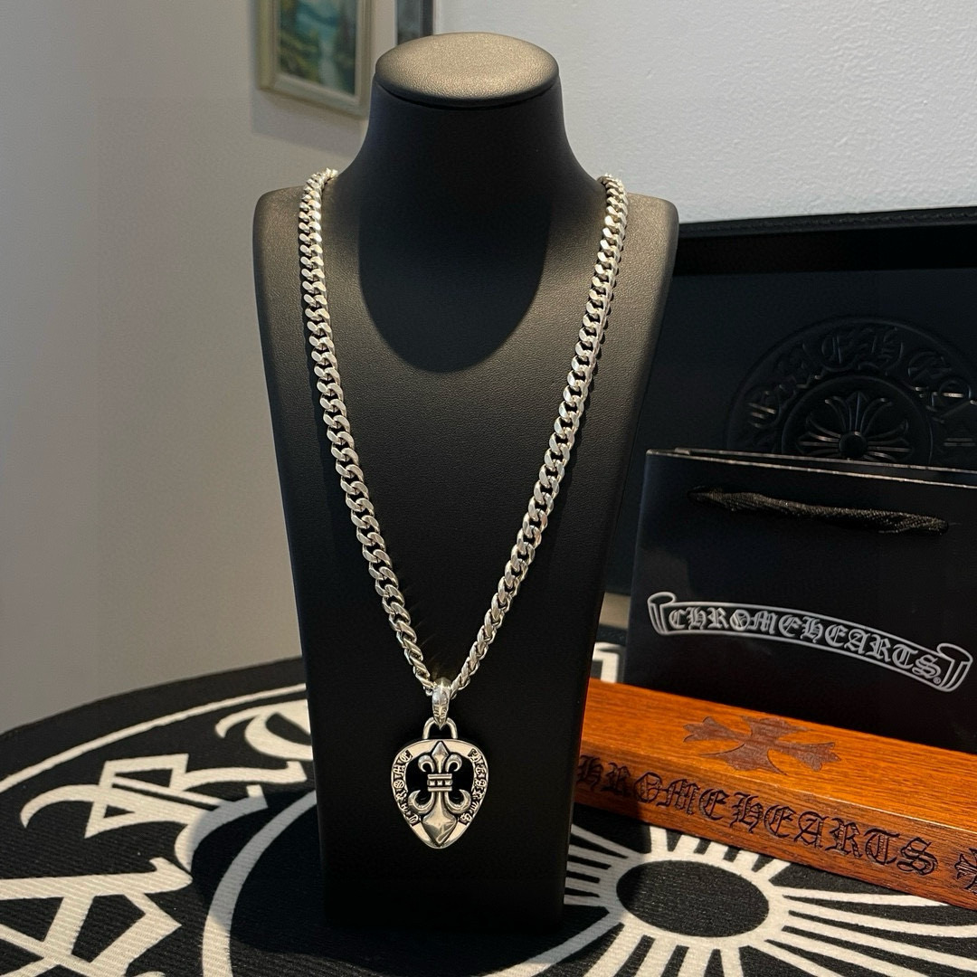 Lote, popular en Douyin/Kuaishou/ins/Xiaohongshu/transmisiones en vivo, nuevo [Calidad de boutique] Chrome Hearts colla…
