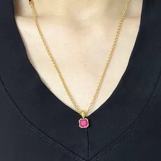 Chrome Hearts Chrome Hearts克罗心方糖吊坠项链 精美百搭款 做工跟zp几乎没差