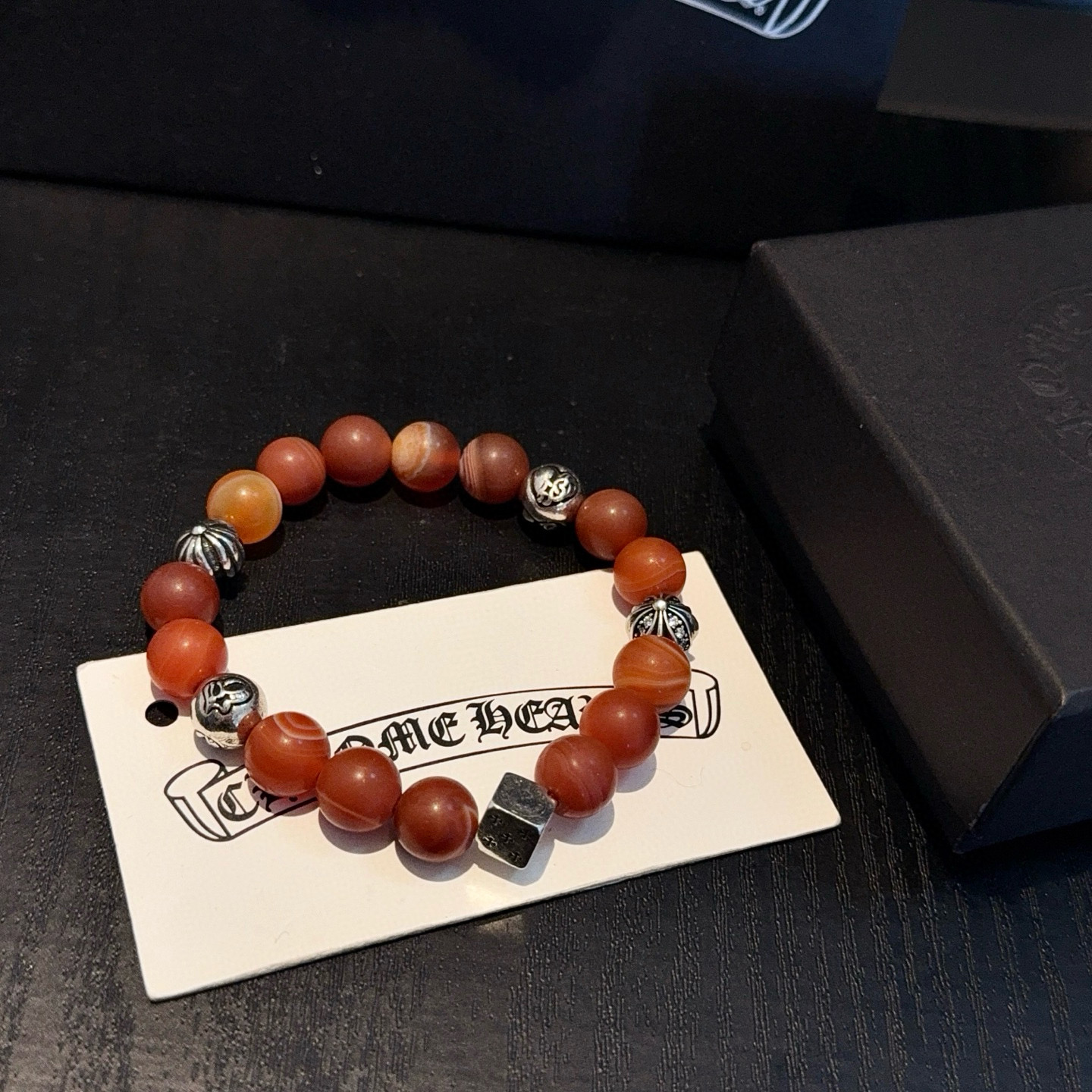 新款【专柜品质】Chrome Hearts克罗心 经典复古多元素手串手链 ，快手/ins/小红书热门，凹