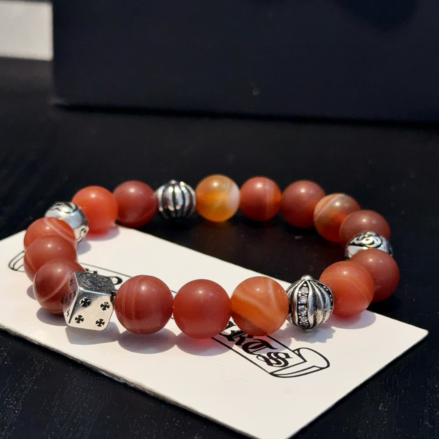 新款【专柜品质】Chrome Hearts克罗心 经典复古多元素手串手链 ，快手/ins/小红书热门，凹