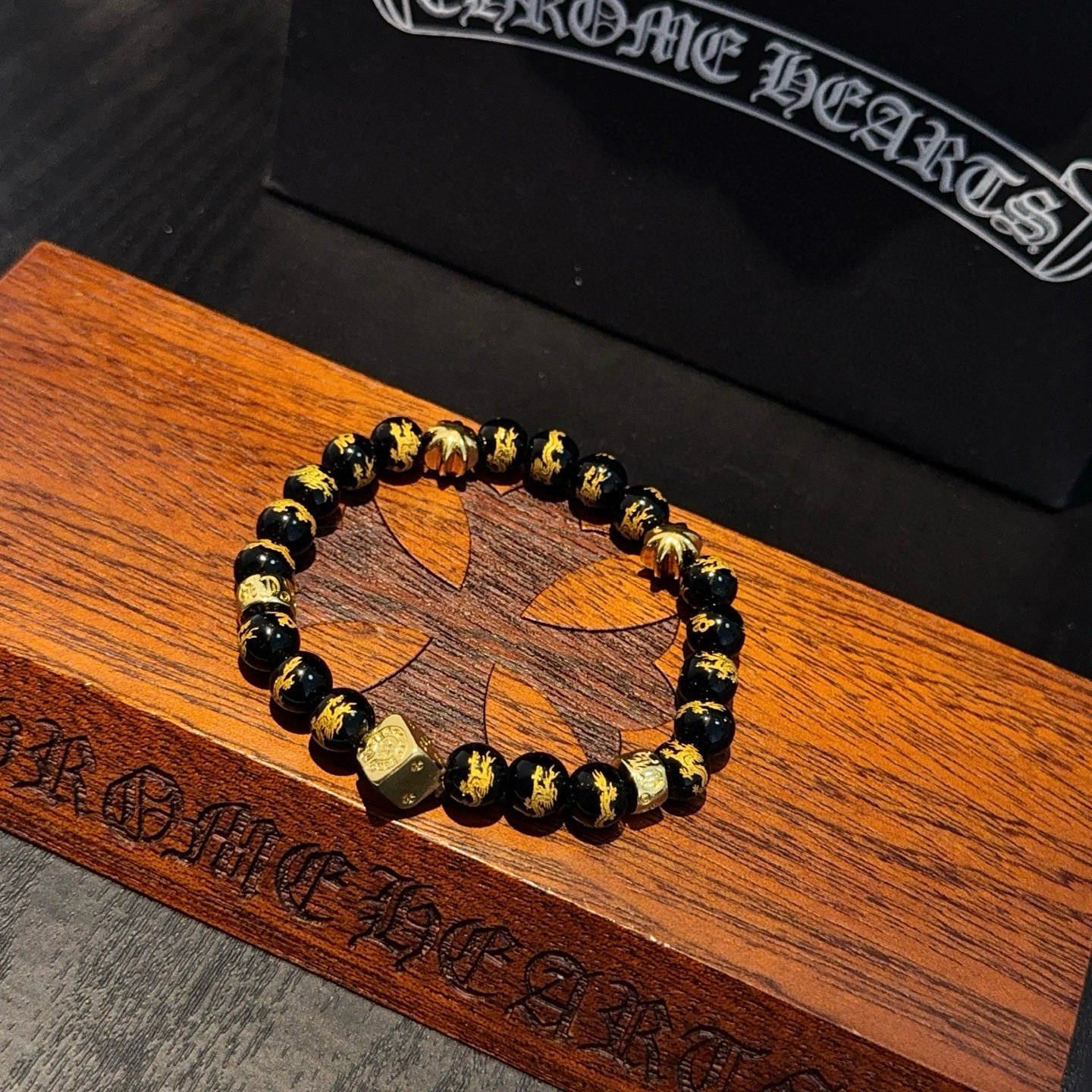 新款【专柜品质】Chrome Hearts克罗心 经典复古多元素手串手链 ，快手/ins/小红书热门，凹