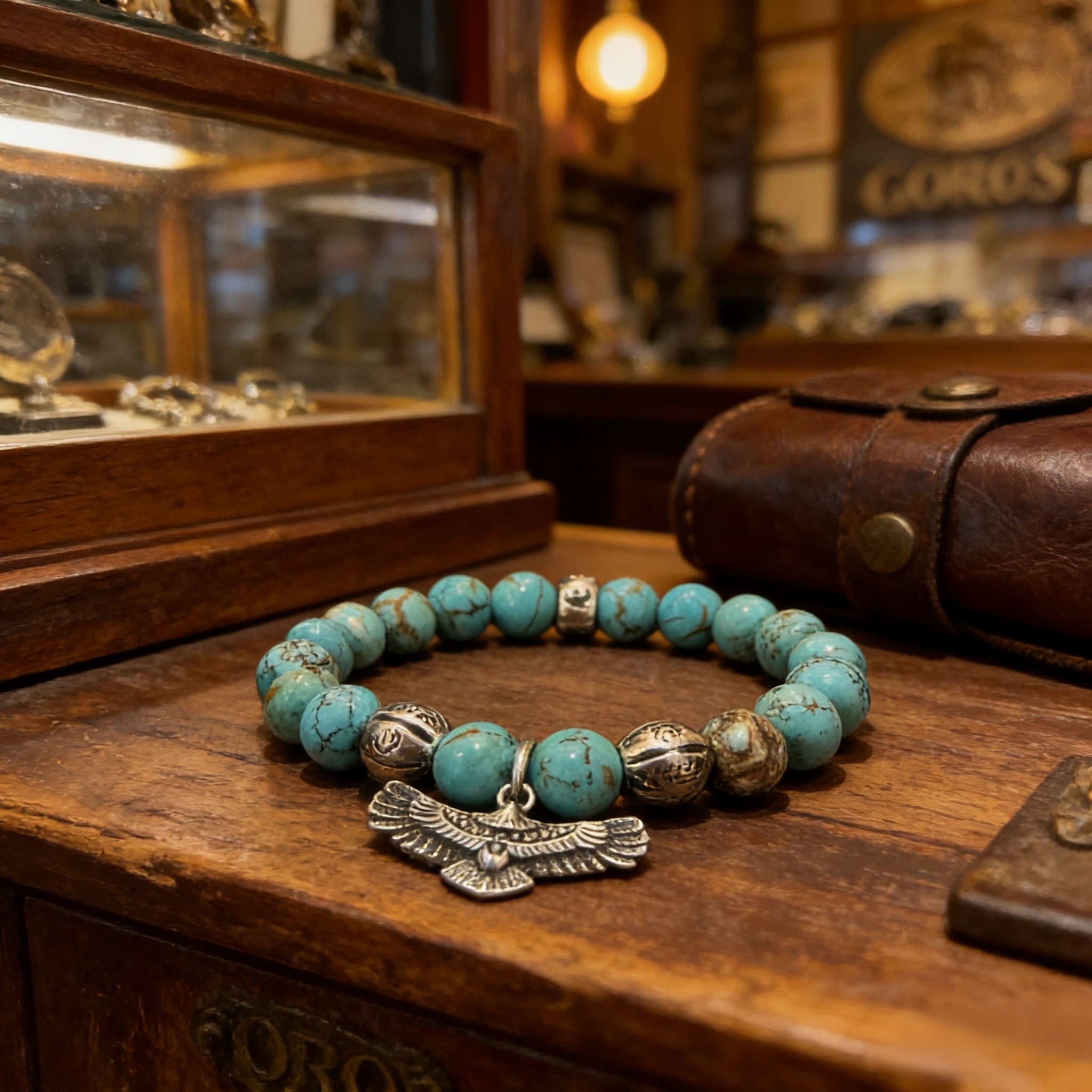 【新品上架】Goro’s高桥吾郎松石手串手链，顶级版本 认准独家拍摄 主攻高端市场 绝对区别普通版本！图