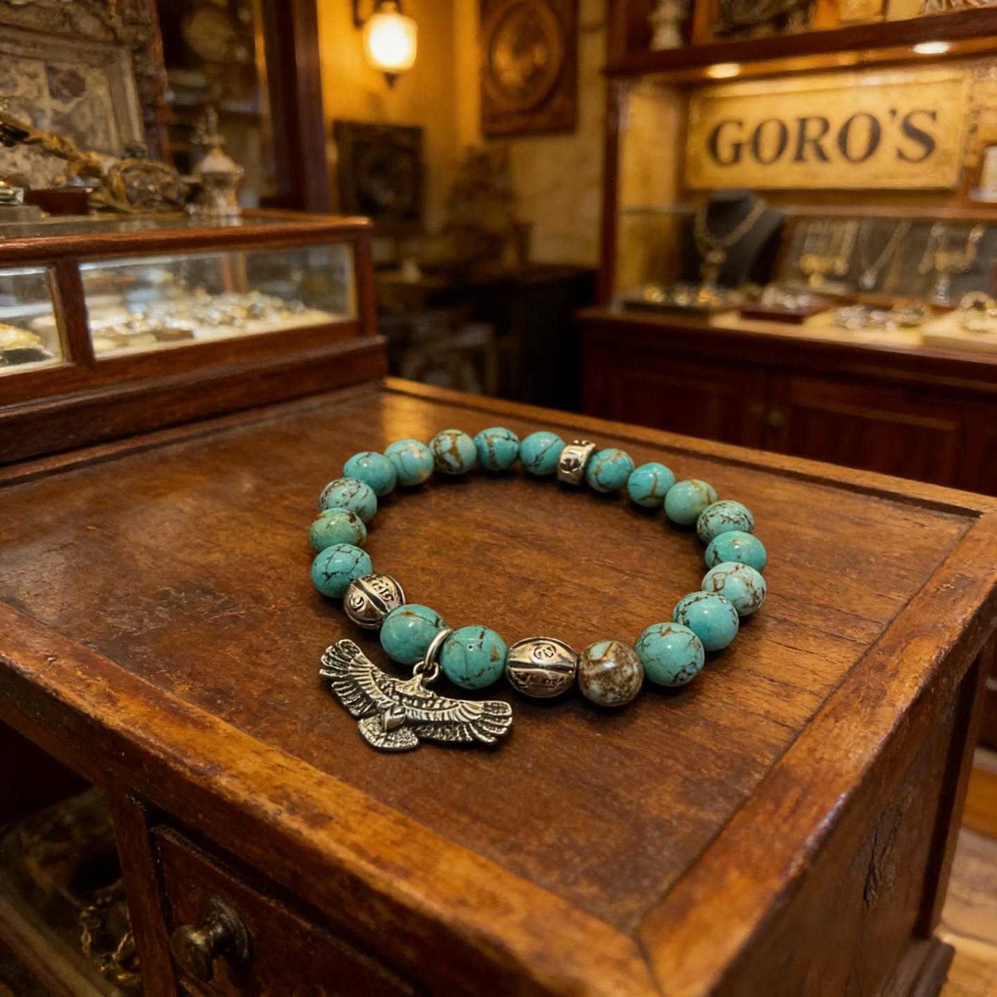 【新品上架】Goro’s高桥吾郎松石手串手链，顶级版本 认准独家拍摄 主攻高端市场 绝对区别普通版本！图