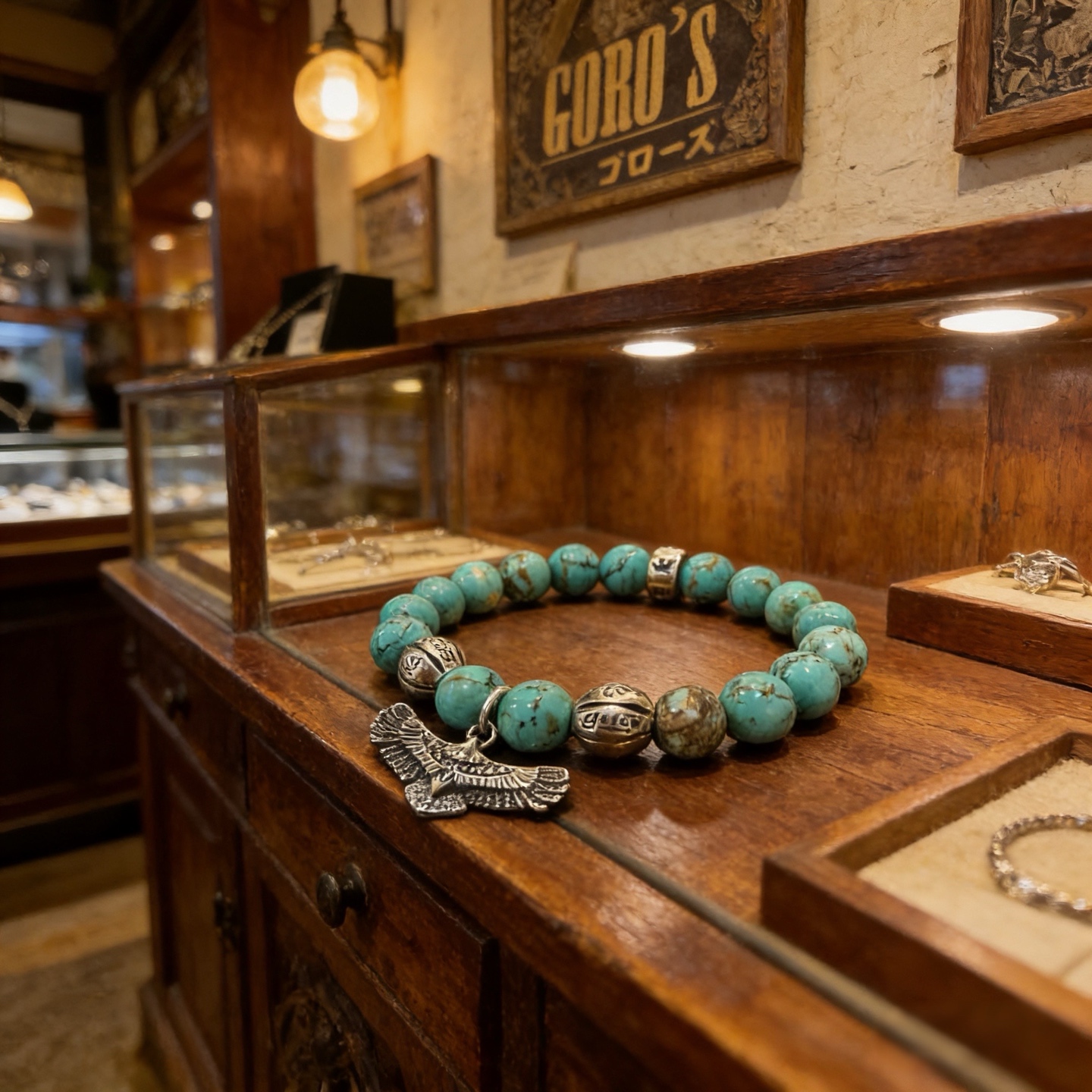 【新品上架】Goro’s高桥吾郎松石手串手链，顶级版本 认准独家拍摄 主攻高端市场 绝对区别普通版本！图