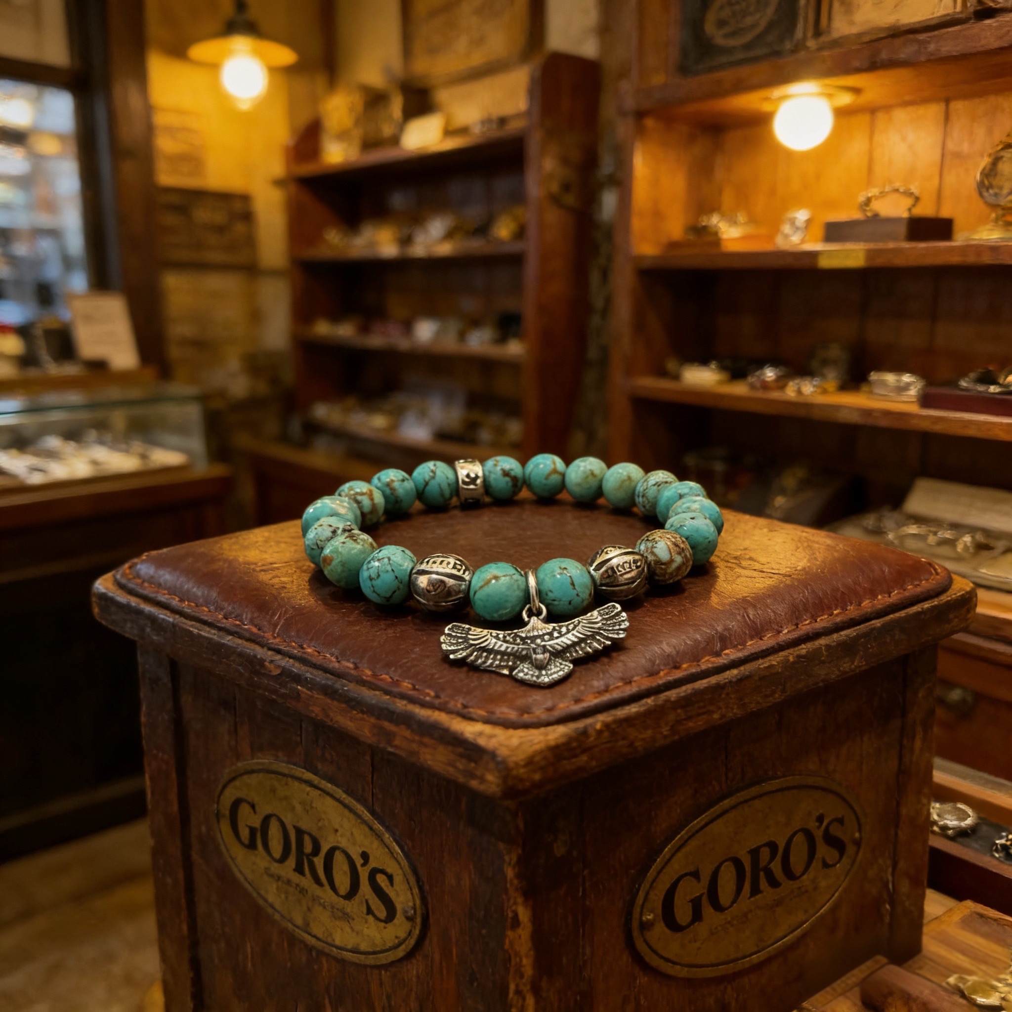 【新品上架】Goro’s高桥吾郎松石手串手链，顶级版本 认准独家拍摄 主攻高端市场 绝对区别普通版本！图