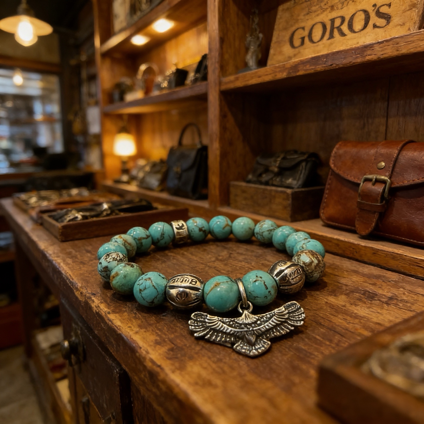 【新品上架】Goro’s高桥吾郎松石手串手链，顶级版本 认准独家拍摄 主攻高端市场 绝对区别普通版本！图