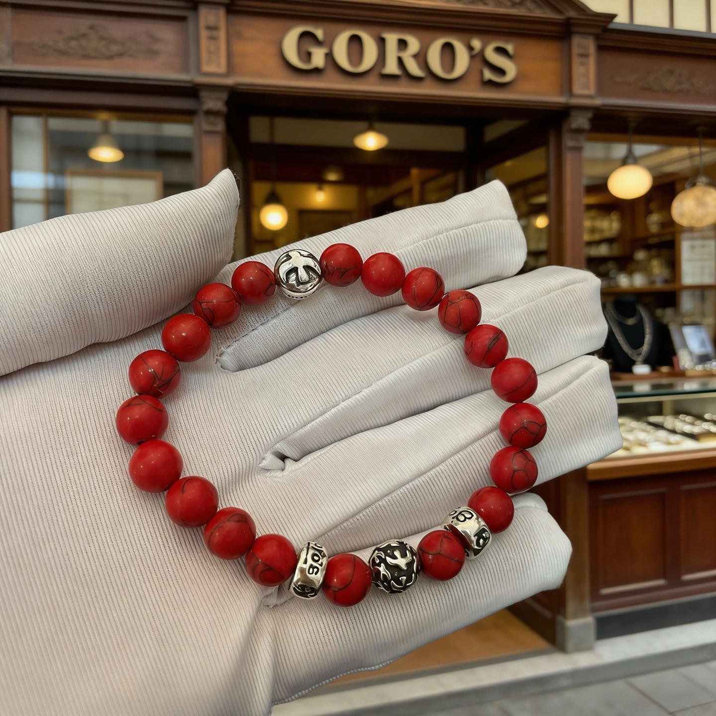 【新品上架】Goro’s高桥吾郎松石手串手链，顶级版本 认准独家拍摄 主攻高端市场 绝对区别普通版本！图