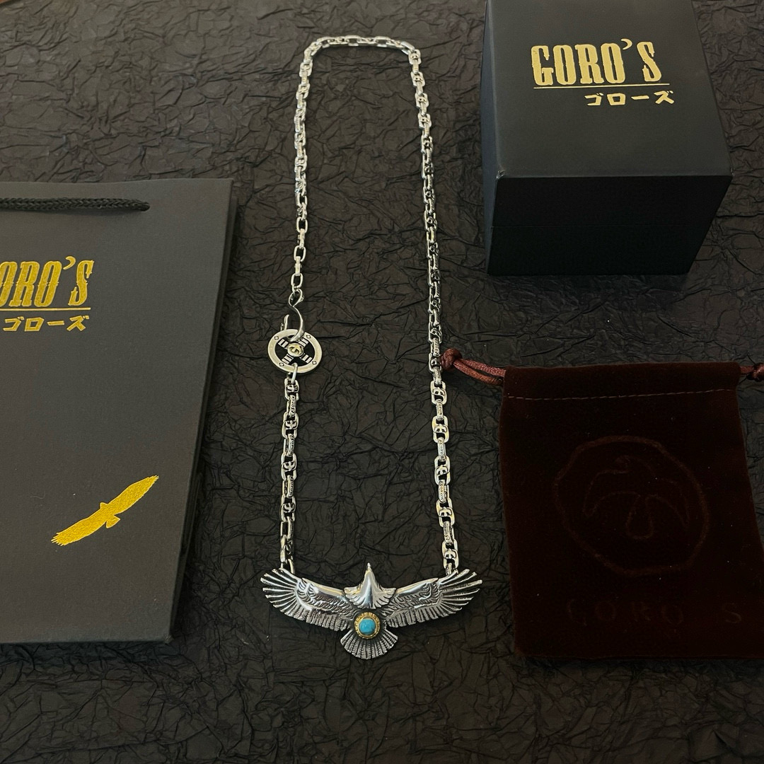 【新品上架】Goro’s高桥吾郎老鹰项链，顶级版本 认准独家拍摄 主攻高端市场 绝对区别普通版本！图片产